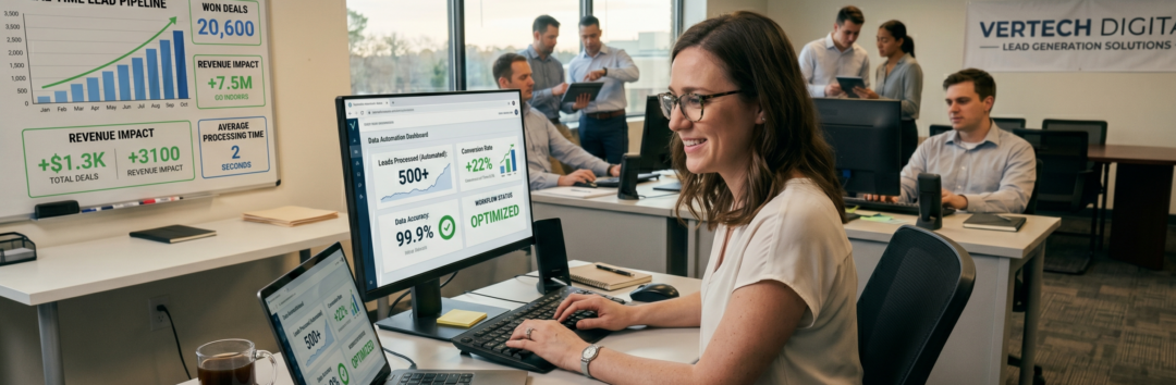 Manual data entry Automation for Service Businesses kills productivity and corrupts your pipeline. Here's exactly what it costs — and how data automation fixes it permanently.