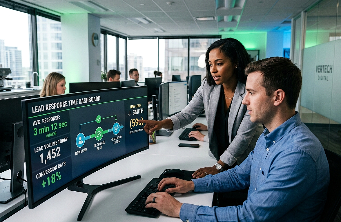 Lead Response Time & Its Importance by Vertech Digital - AI Automation Agency